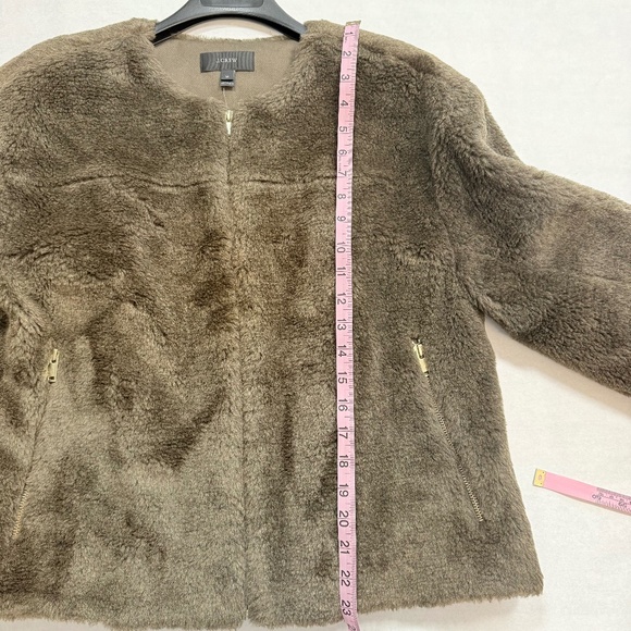 J. Crew | Plush Fleece Teddy Winter Coat Heather Olive, medium ***NEW with tags - Picture 5 of 12